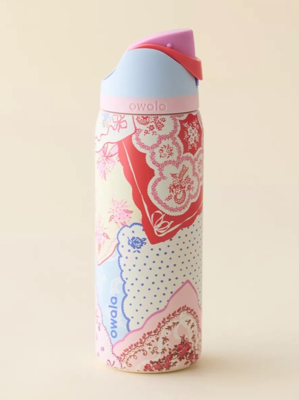 Owala UO Exclusive Hankies Print FreeSip 32 oz Water Bottle, NWT - Picture 2 of 8